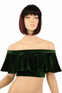 Off Shoulder Crop Top - 2