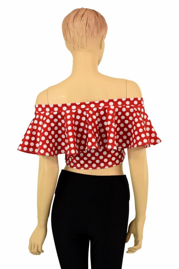 Off Shoulder Crop Top - 3