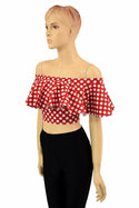 Off Shoulder Crop Top - 4