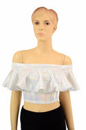 Off Shoulder Crop Top - 1
