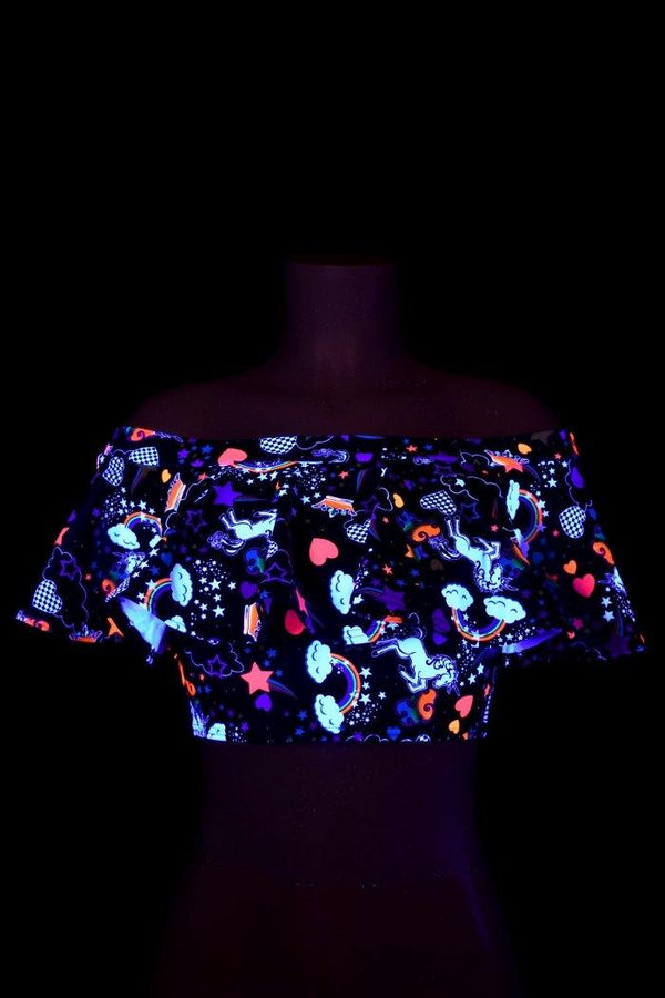 Off Shoulder Crop Top - 6