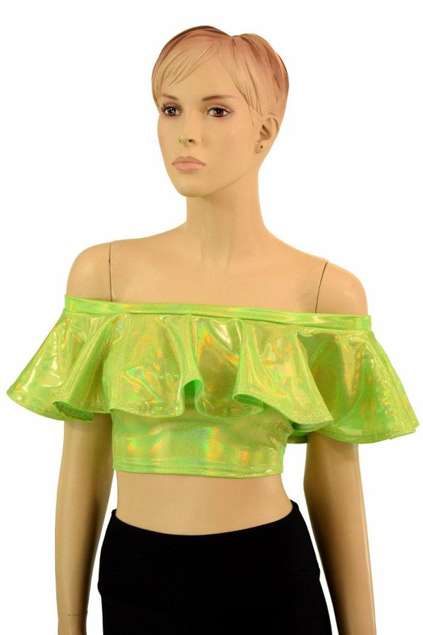 Off Shoulder Crop Top - 1