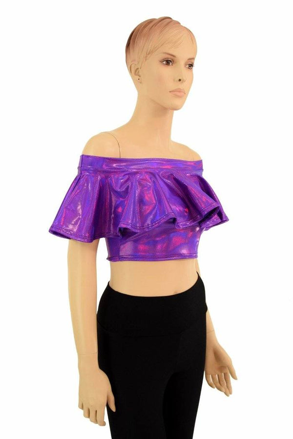 Off Shoulder Crop Top - 3