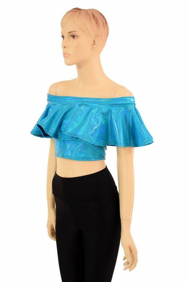 Off Shoulder Crop Top - 4