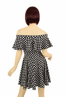 Off Shoulder Skater Dress - Coquetry Clothing