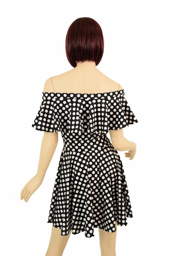 Off Shoulder Skater Dress - Coquetry Clothing