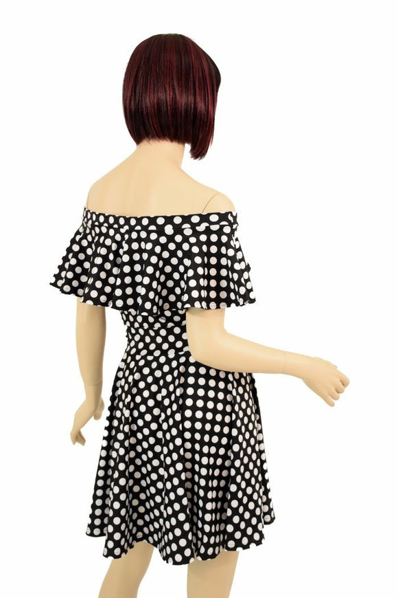 Off Shoulder Skater Dress - Coquetry Clothing