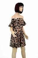 Off Shoulder Skater Dress - Coquetry Clothing
