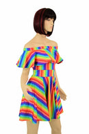 Off Shoulder Skater Dress - Coquetry Clothing