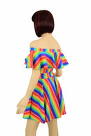 Off Shoulder Skater Dress - Coquetry Clothing