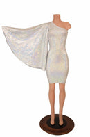 One Shoulder Fan Sleeve Dress - Coquetry Clothing