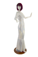 One Shoulder Wiggle Gown with Fishtail Hemline - Coquetry Clothing
