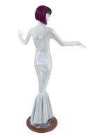 One Shoulder Wiggle Gown with Fishtail Hemline - Coquetry Clothing
