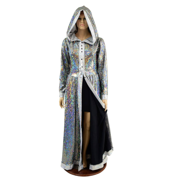 Open Front Breakaway Gown with Reaper Hood - Coquetry Clothing