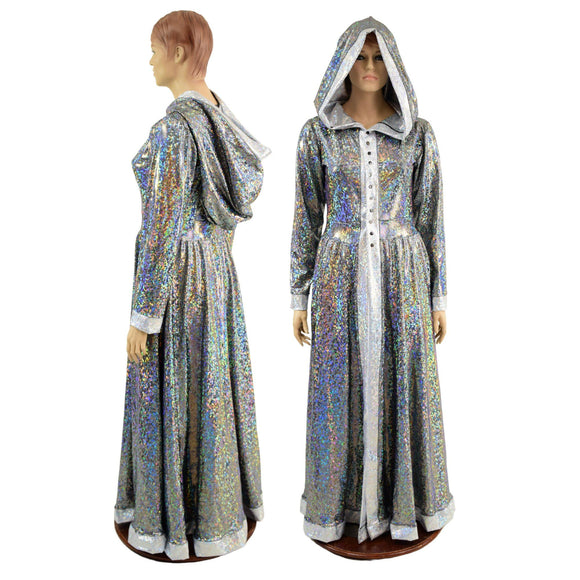 Open Front Breakaway Gown with Reaper Hood - Coquetry Clothing
