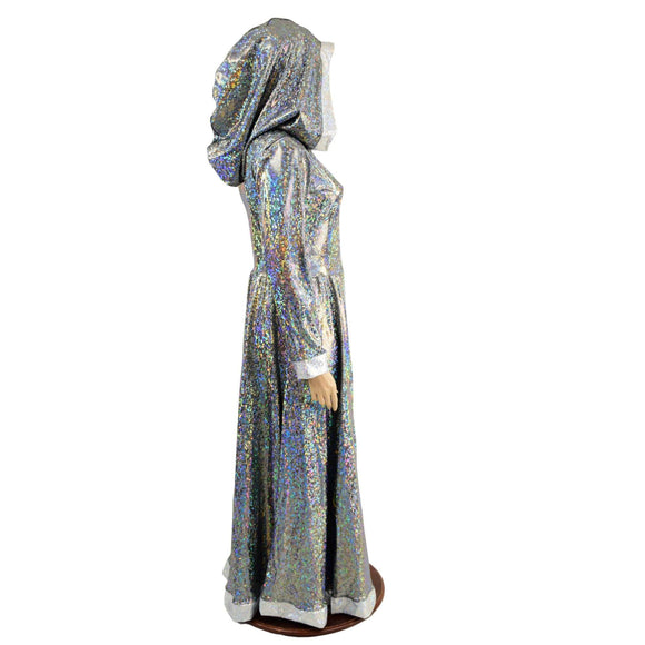 Open Front Breakaway Gown with Reaper Hood - Coquetry Clothing