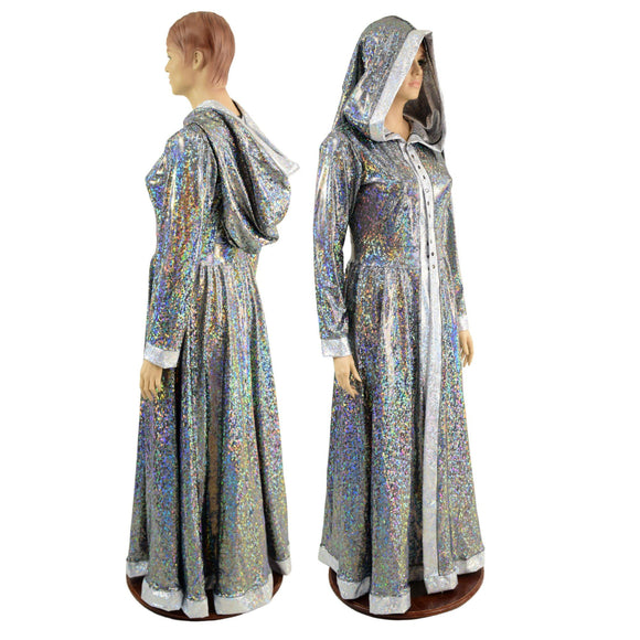 Open Front Breakaway Gown with Reaper Hood - Coquetry Clothing