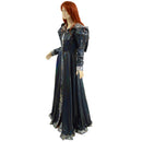 Open Front Breakaway Gown with Reaper Hood and Victoria Sleeves - Coquetry Clothing