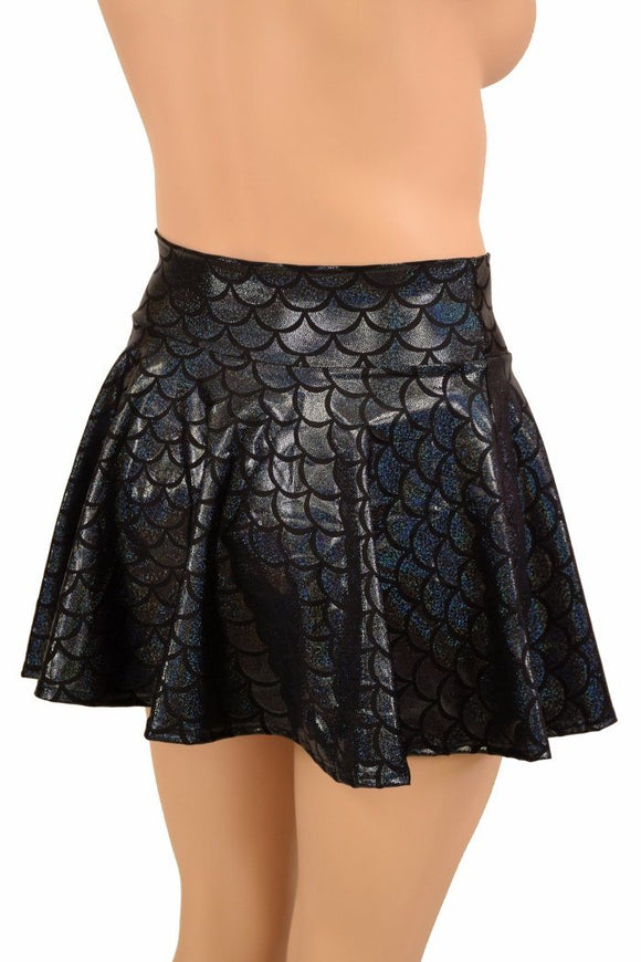 Open Front Lace Up Circle Cut Skirt - Coquetry Clothing