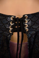 Open Front Lace Up Circle Cut Skirt - Coquetry Clothing