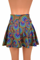 Open Front Lace Up Circle Cut Skirt - Coquetry Clothing