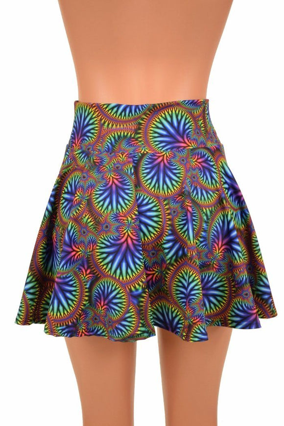 Open Front Lace Up Circle Cut Skirt - Coquetry Clothing