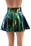Open Front Lace Up Skirt in Scarab - Coquetry Clothing