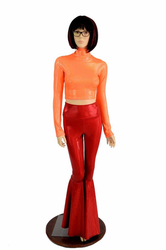 Orange 70's Super Sleuth Set - Coquetry Clothing