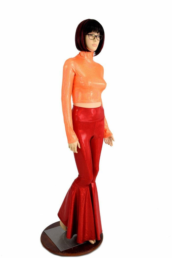 Orange 70's Super Sleuth Set - Coquetry Clothing