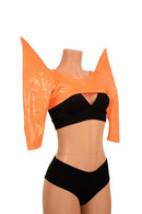 Orange MEGA Sharp Shoulder Bolero - Coquetry Clothing