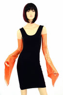 Orange Pixie Arm Warmer Sleeves - Coquetry Clothing