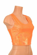 Orange Racerback Crop Top - Coquetry Clothing