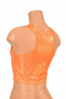 Orange Racerback Crop Top - Coquetry Clothing