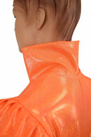 Orange Sparkly "Diane" Romper - Coquetry Clothing