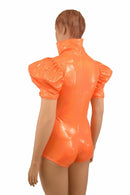 Orange Sparkly "Diane" Romper - Coquetry Clothing
