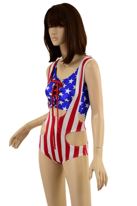 Patriotic 2PC Romper & Crop Set - Coquetry Clothing