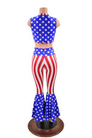 Patriotic Bell Bottoms & Keyhole Top Set - Coquetry Clothing