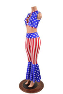 Patriotic Bell Bottoms & Keyhole Top Set - Coquetry Clothing