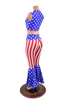 Patriotic Bell Bottoms & Keyhole Top Set - Coquetry Clothing