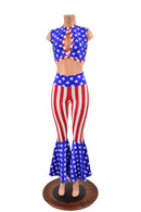 Patriotic Bell Bottoms & Keyhole Top Set - Coquetry Clothing