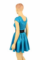 Peacock "Bubbles" Skater Dress - Coquetry Clothing