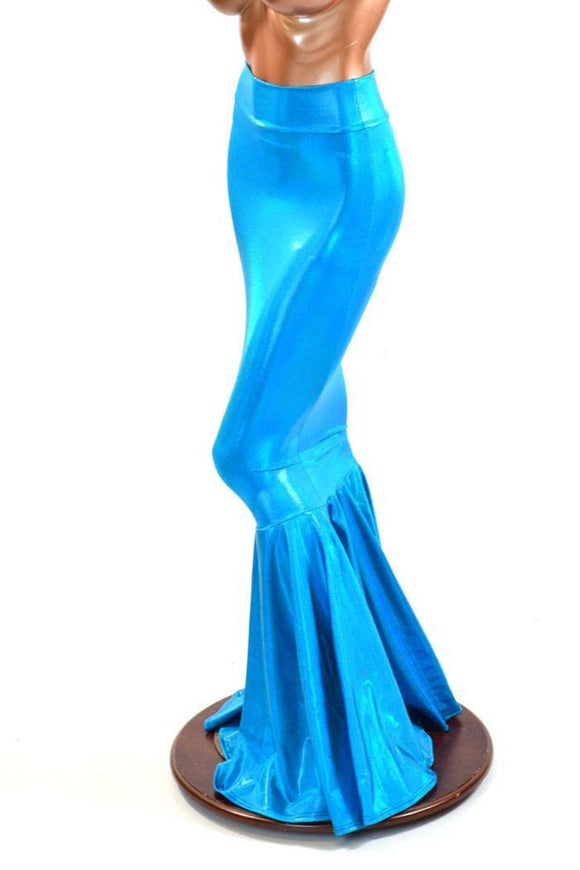 Peacock High Waist Mermaid Skirt - Coquetry Clothing