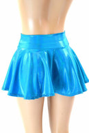 Peacock Holographic Rave Mini Skirt - Coquetry Clothing
