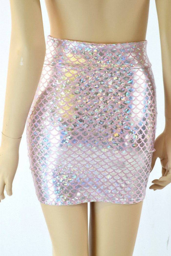 Pink Bodycon Mermaid Skirt - Coquetry Clothing
