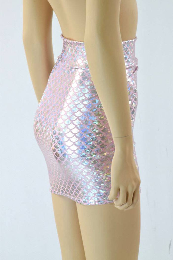 Pink Bodycon Mermaid Skirt - Coquetry Clothing