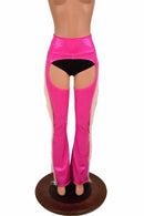 Pink Bootcut Fringe Chaps - Coquetry Clothing