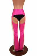 Pink Bootcut Fringe Chaps - Coquetry Clothing