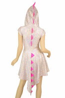 Pink Dragon Hoodie Skater Dress - Coquetry Clothing