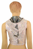 Pink Dragon Zipper Front Crop Top - Coquetry Clothing