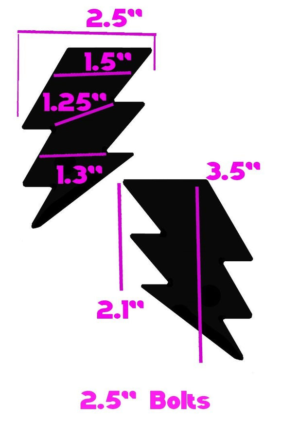 Pink Lighting Bolt Pasties - Coquetry Clothing